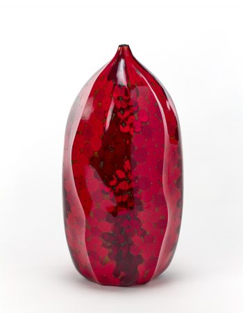 grande vaso a mosaico di Yoichi Ohira, esecuzione Livio Serena e Giacomo Barbini, Murano 2003