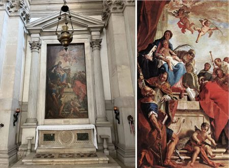 San Giorgio Maggiore, Venezia, Sebastiano Ricci, Madonna con Bambino
