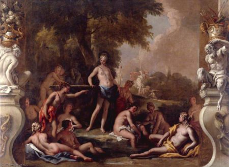 Royal Academy of Art, Londra, Sebastiano Ricci, Trionfo di Galatea e Diana con le Ninfe, 347 x 482 cm