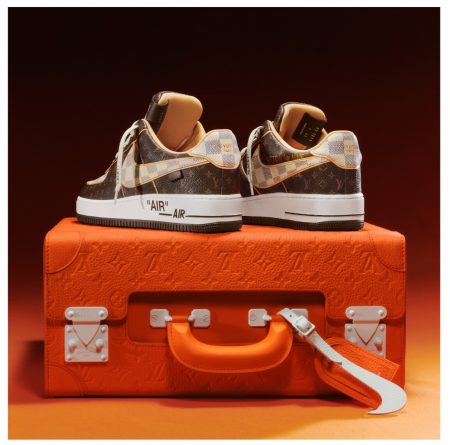 Louis Vuitton e Nike Air Force 1 insieme da Sotheby's