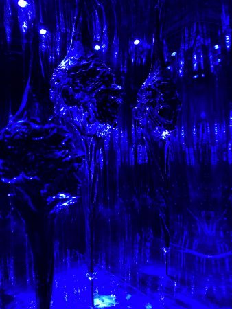 Wallace Chan, dettaglio dell'installazione site-specific al Fondaco Marcello, Venezia. Foto di Teresa Scarale